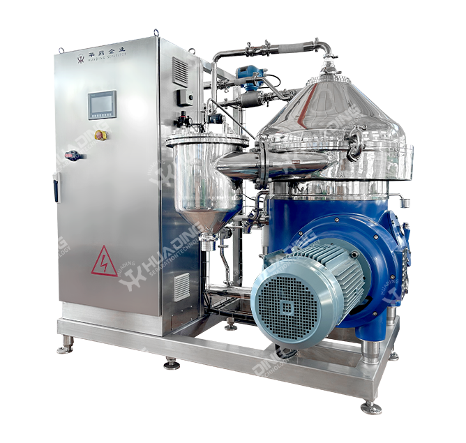 Centrifuge cakera pengekstrakan tumbuhan